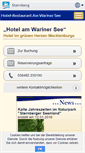 Mobile Screenshot of hotel-warin.de